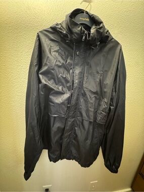 Speedo Navy Unisex Rain Jacket with Hood small